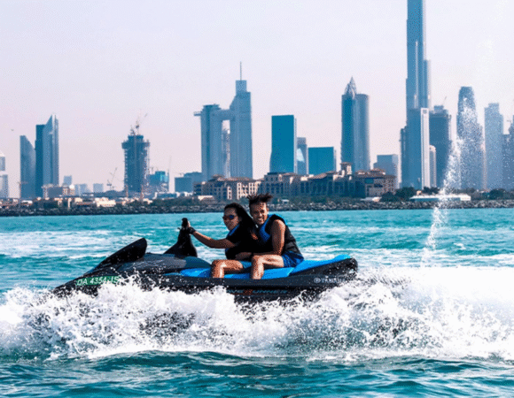 Dubai JetSki: The Burj Al Arab and The Burj Khalifa Amazing View